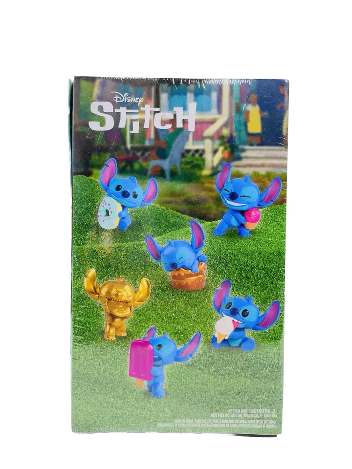 Juego de 6 figuras de personajes coleccionables Just Play Disney Stitch exclusivo Foto 3 de 4