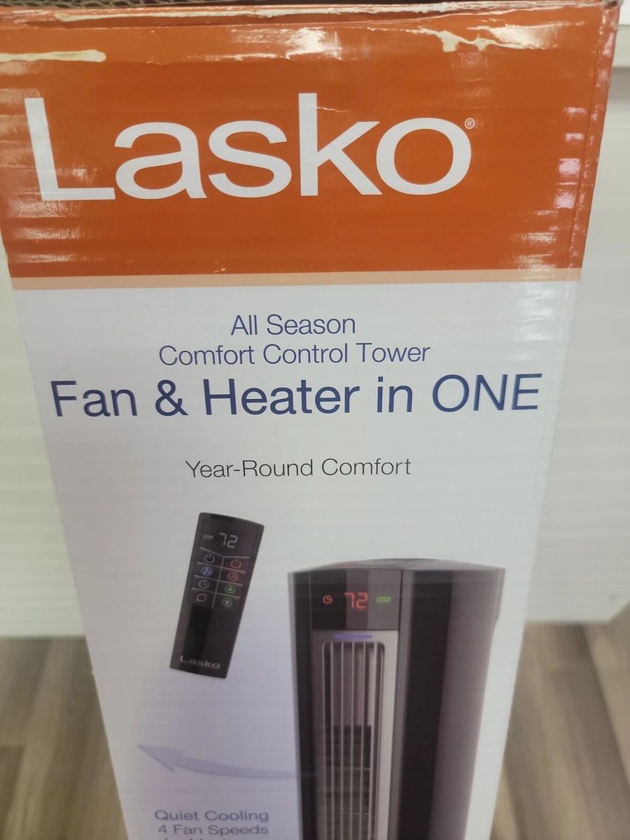 lasko FH620 fan and heater In One All Season Comfort Control Tower | eBay