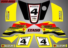 suzuki lta 50 quad graphics stickers decals rockstar laminate vinyl lta50 