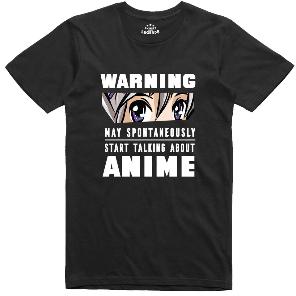 T-Shirt Anime Pour Hommes Manga Japonais Geek Coupe Régulière - Photo 1/1