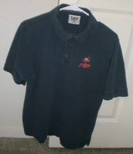 Vintage Cleveland Indians Lee Sport Short Sleeve Polo Shirt Adult M Chief Wahoo