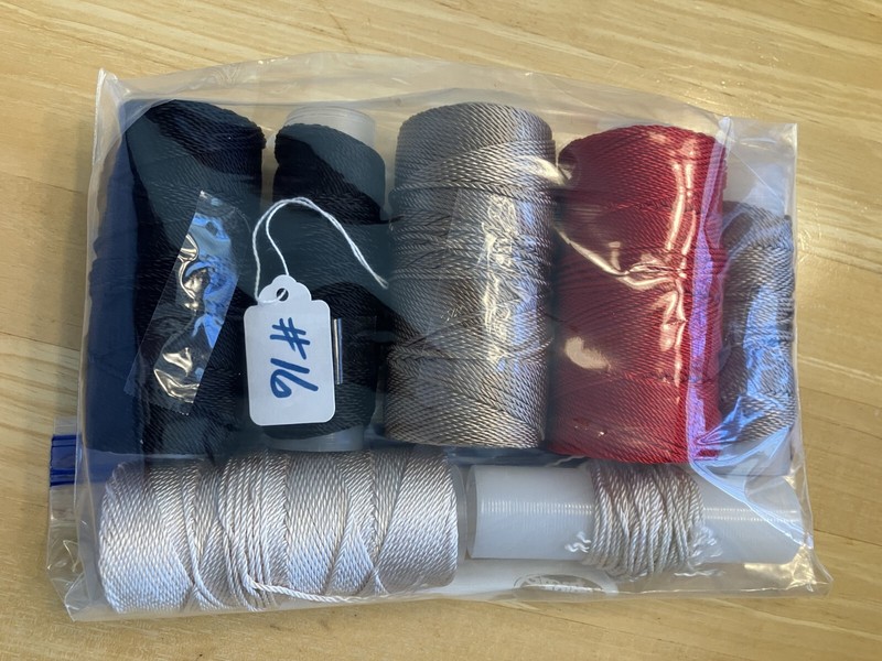 J&P COATS Nylon Thread "Various colors"   LOT OF 7  SPOOLS