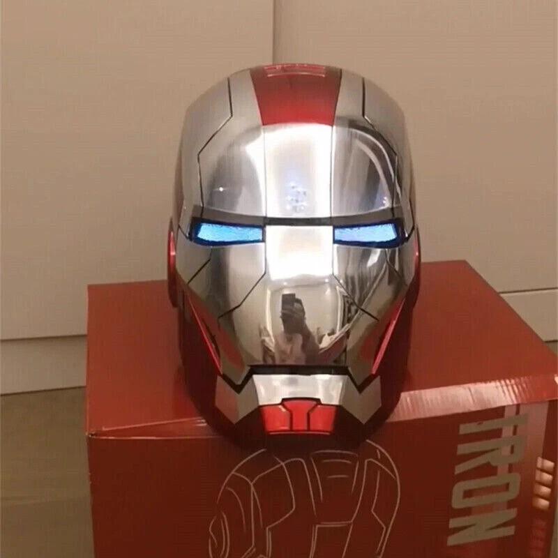 AUTOKING Iron Man MK5 Voice-control Helmet 1:1 Wearable Mask Cosplay Prop Gift