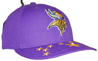 New Era 59Fifty Minnesota Vikings NFL 100 Year Onfield Draft Hat/Cap Size 7 3/8