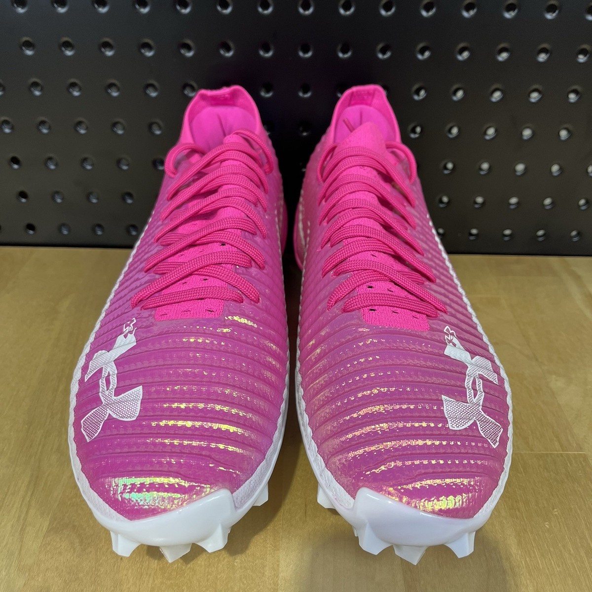 Under Armour Blur Pro Football Cleats 3028220-652 Rebel Pink Men's