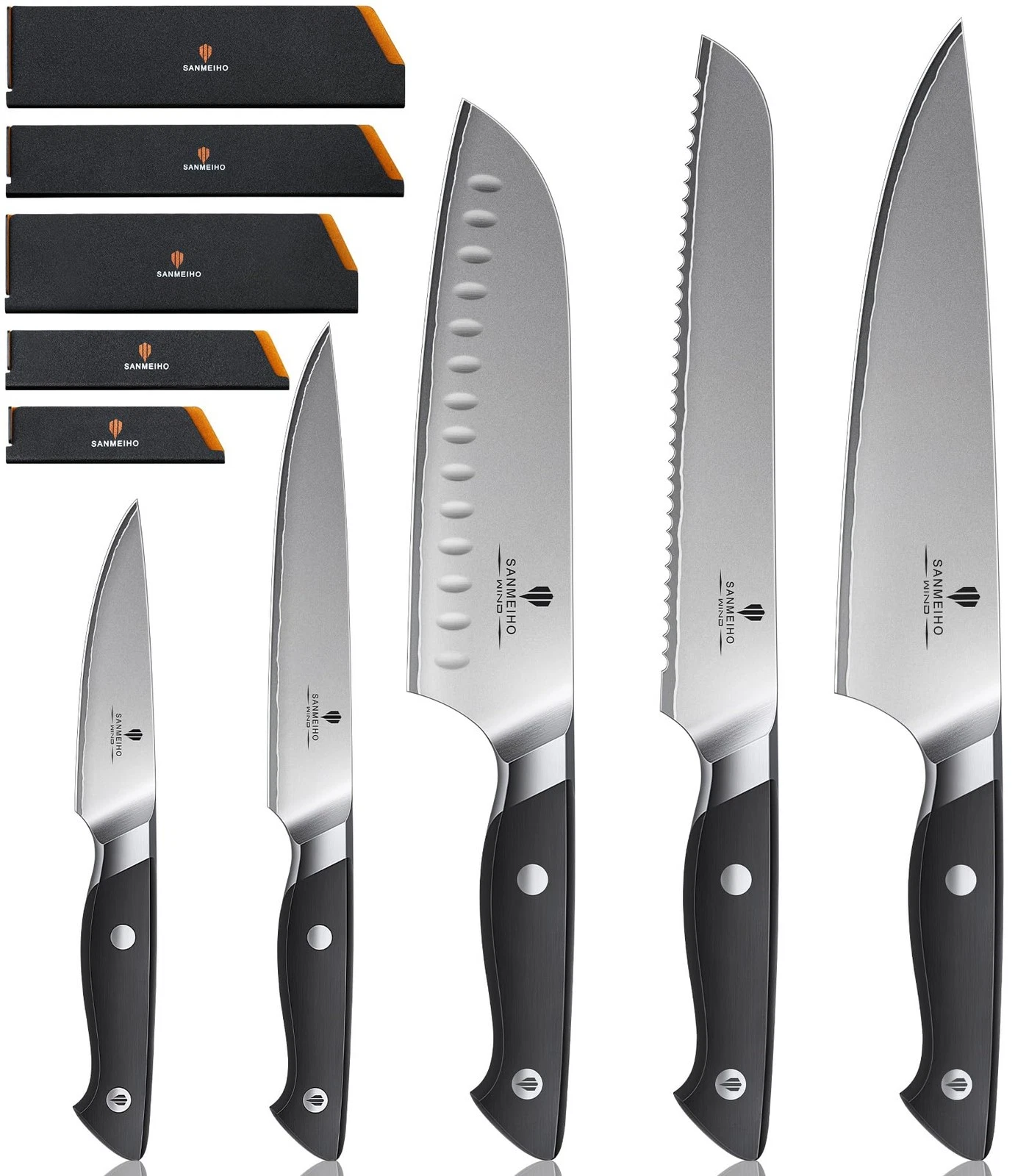 10 PCS Set with Sheath, Japanese Kitchen Set with 5 Layers High Carbon 9Cr18M...
Opens in a new wind