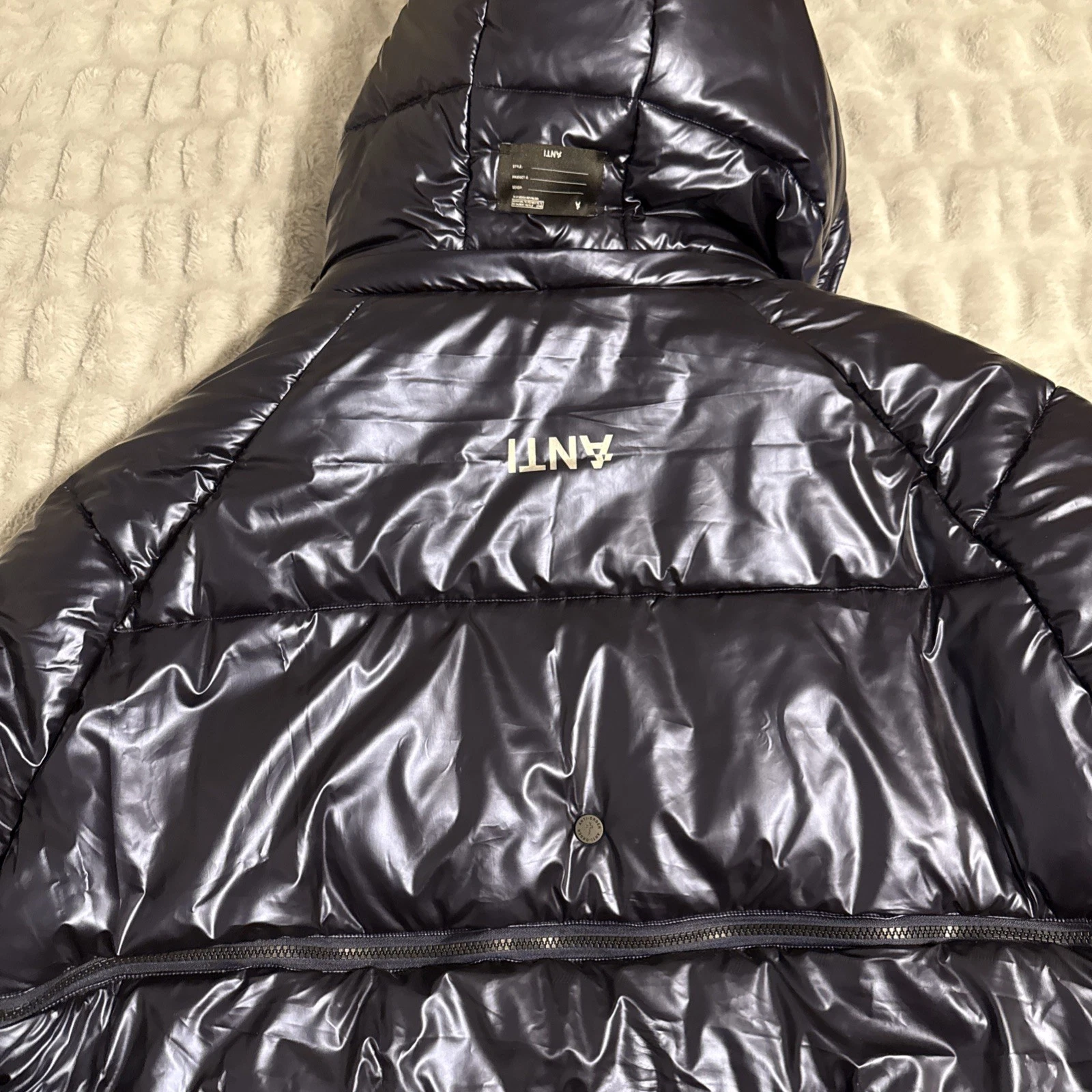 The Anti Order Anti Joy Tech Puffer Jacket Black Heavyweight Oversized 2XL - NEW - product detail image 10