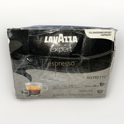 Lavazza Espresso Maestro Ristretto 36  Aluminum Capsules  BB 08/30/2026 OPEN BOX