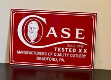 Case Cutlery Knives  Vintage Style Metal Sign Advertising