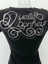 Chemisier Guess Sans Manches Avec Jabot Et Broderies Fleuries - Taille S - Occasion Très Bon état