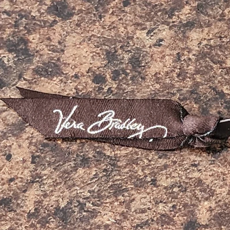 Vera Bradley Shoulder Purse Java Blue Brown Retired Adj Strap & Wallet - Image 3 of 4