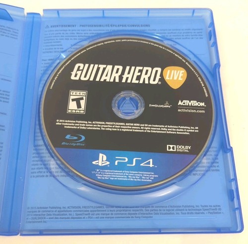 Guitar Hero Live (Sony PlayStation 4, 2015) solo gioco PS4 - Foto 3 di 4