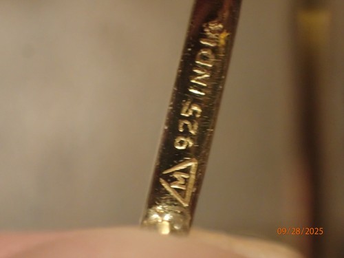 14k Gold Plated Sterling & Diamond Large Hoop Tassle Fringe Earrings Orig $289 - Picture 6 of 19