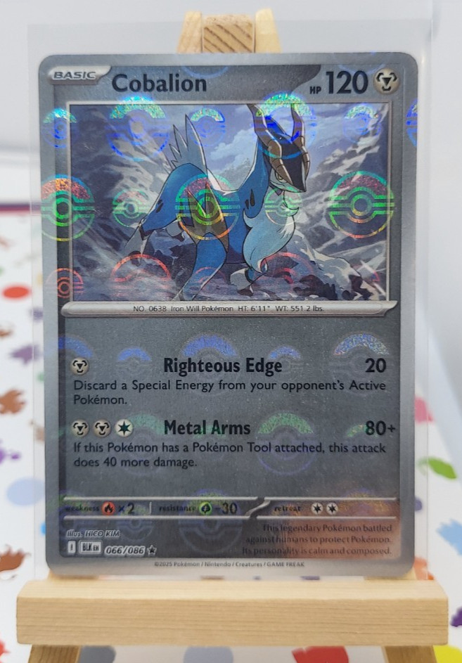 Cobalion (Poke Ball Pattern) Rare Pokemon SV: Black Bolt 066/086 NM