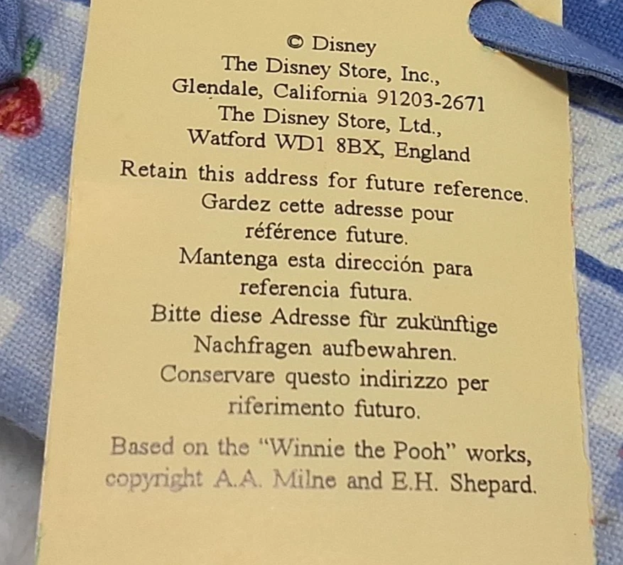 Toallas de cocina vintage Simply Pooh Disney Store Pooh and Friends in Spring nuevas con etiquetas Foto 3 de 4