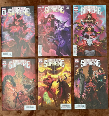 Sorcerer Supreme 1 2 3 4 5 6 Lot of 6 Marvel Comics Scarlet Witch Steve Orlando