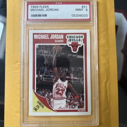 1989-90 Fleer #21 Michael Jordan PSA MINT 9! GREAT centering!