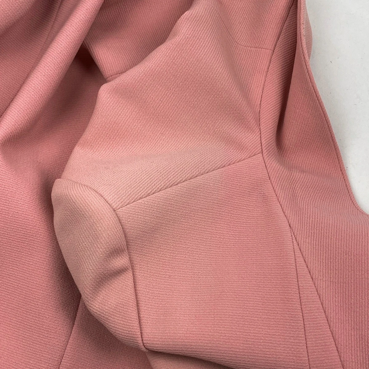 Giacca sartoriale CHANEL CC logo bottoni 95C doppio sarto giacca lana rosa donna