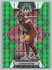 Daron Payne 2023 Panini Mosaic Green #247 Washington Commanders