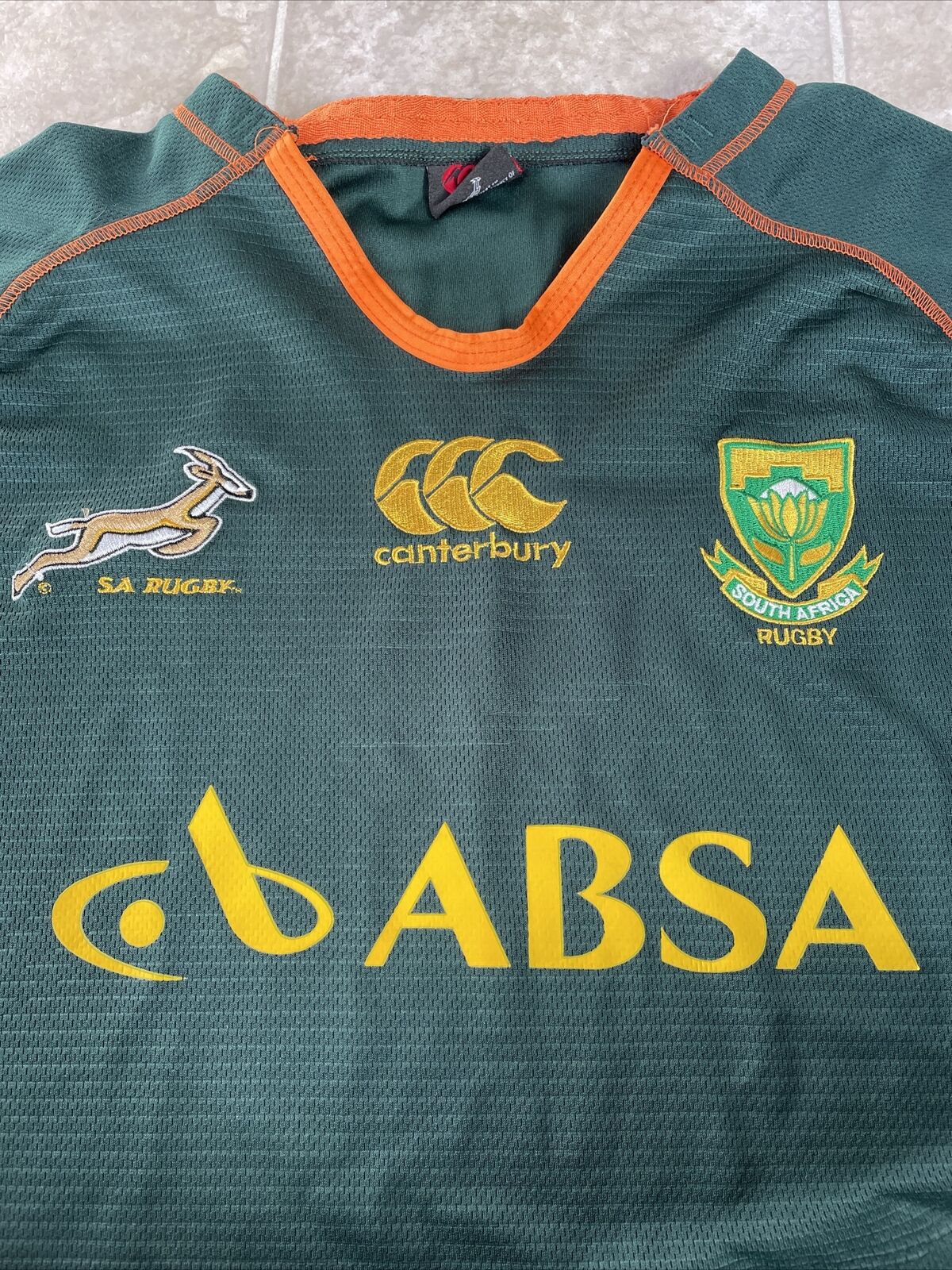 Canterbury Rugby Jersey S South Africa SA Rugby ABSA | eBay