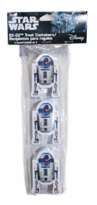 Star Wars R2D2 Pack of 3 Party Treat Containers Figural Egg