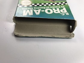 R.C. Carro Caja Original PRO-AM 1988 NINTENDO NES Aut&eacute;ntico Probado Funciona