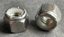 3/8-16 NYLON INSERT Hex locknut 18-8 Stainless Steel (QTY 5-10) FREE Shipping!