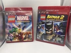 LEGO Marvel Greatest Hits PS3 Case, Manual & Game Batman 2 & Marvel Super Heroes