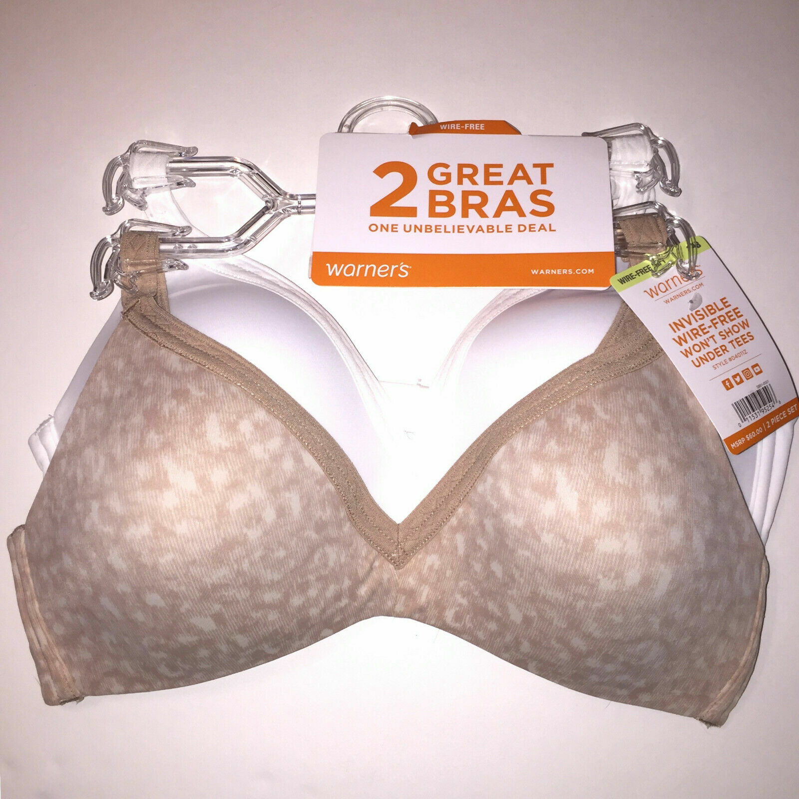 Wholesale warners wire free bras For Supportive Underwear 