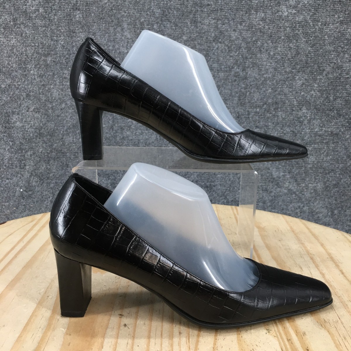 靴 KIMHEKIM MONROE SQUARE TOE FLATS (BLACK) MONROE SQUARE TOE FLATS (BLACK)