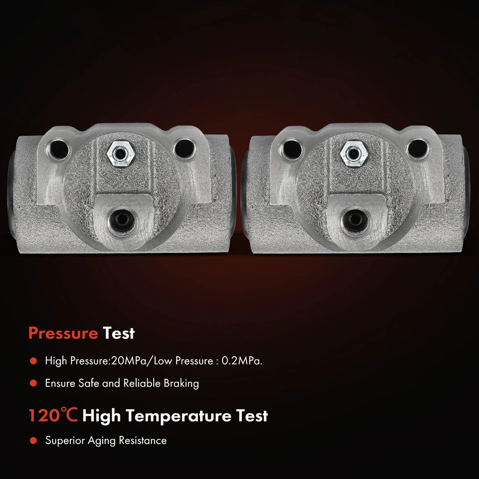 2x Cilindro de rueda de freno de tambor lateral trasero para Chevy P30 K30 C3500 C30 G30 Workhorse Foto 4 de 4