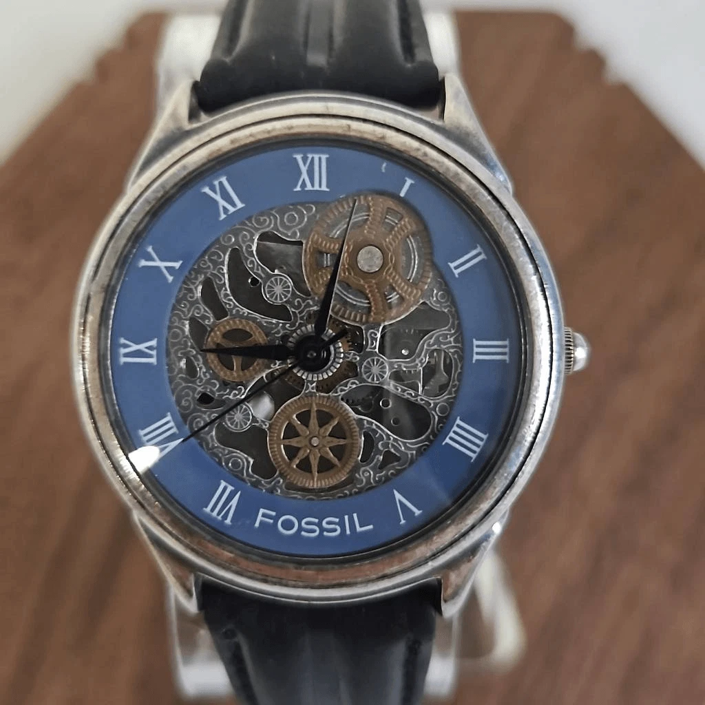 Fossil watches skeleton style sale