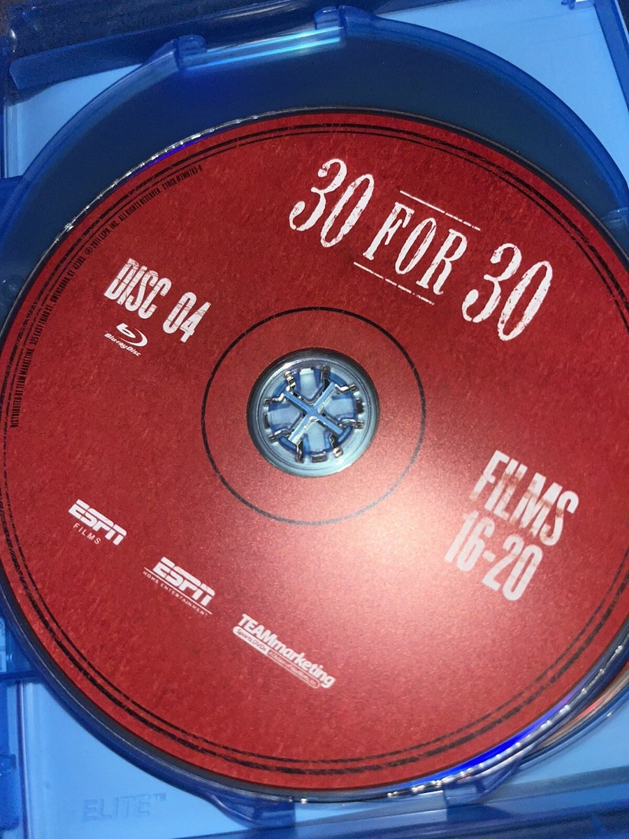 ESPN Films 30 for 30 Collector's Set Films 01-30 Blu-Ray 6