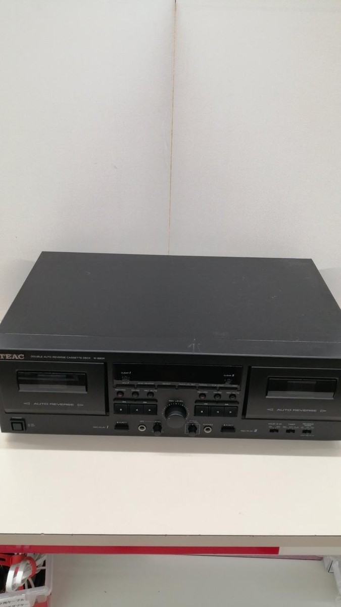 ★TEAC DOUBLE CASSETTE DECK W-890R ♪ TEAC W-890R Double Auto Reverse Cassette Deck - Very nice