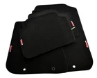 Floor Mats For Acura RSX 02-06 Black Tailored Carpets With Japan Sunset Emblem