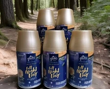 5 Glade Fall Night Long Automatic Spray Air-Freshener Refills, Holiday  6.2oz Ea
