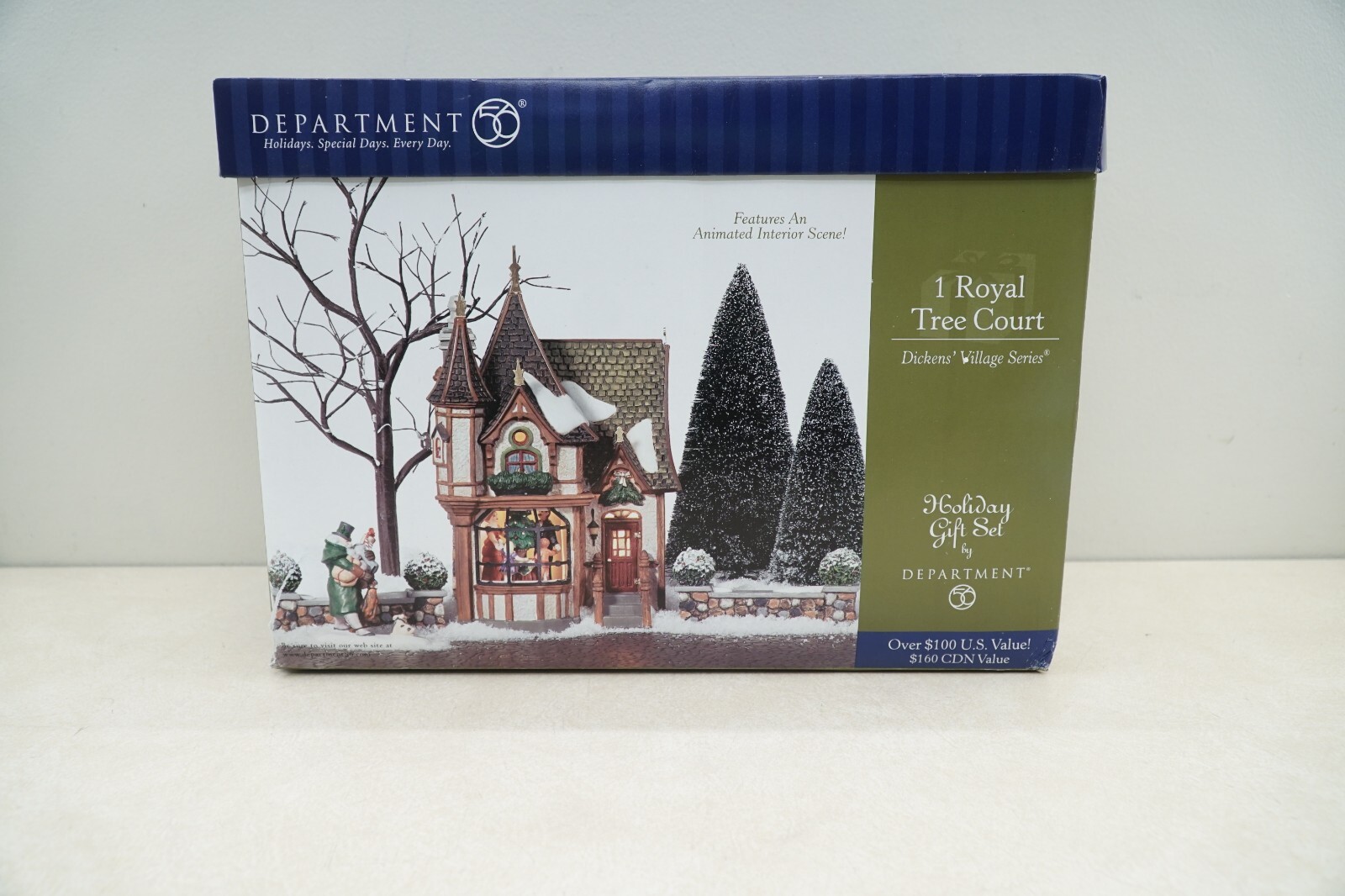 Dept 56 1 Royal Tree Court Animated Lighted Complete Christmas Set # 58506 - Picture 19 of 21
