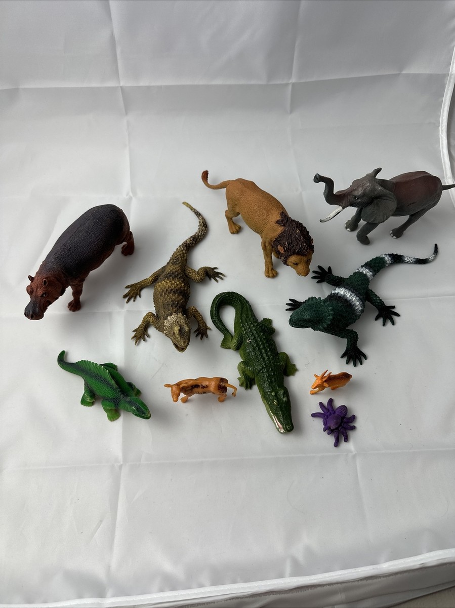 ES❤ 昭和 レトロ ビンテージ 動物 置物 28個 セット Vintage 80s Set of 30 Pieces Animals Toys,set Rubber Wild