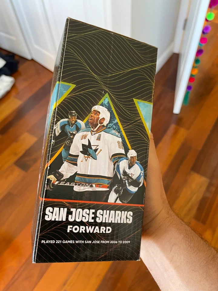 SJ Sharks 'Mike Grier' bobblehead, including stick! - Image 3 of 3