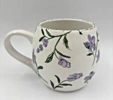 Potters Studio Lavender Floral Garden Botanicals Coffee mug