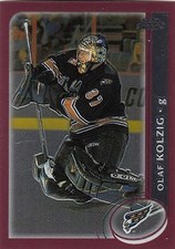Olaf Kolzig #95 2002-03 Topps Chrome Washington Capitals Hockey