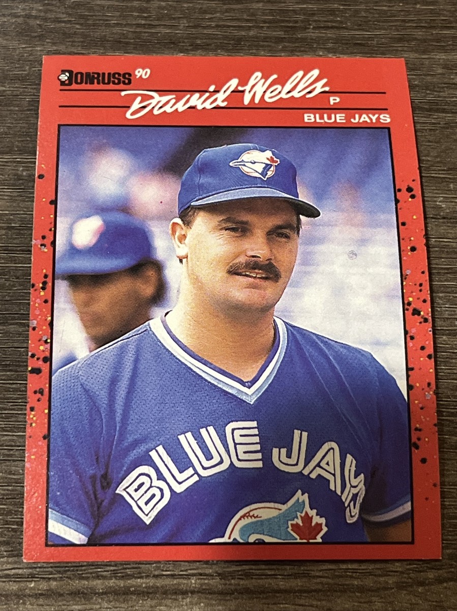 ERROR NO DOT 1990 DONRUSS BASEBALL CARD #425 DAVID WELLS