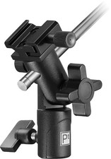 Platinum- Umbrella Bracket with Adjustable Shoe - Black