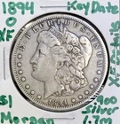 1894-O Morgan Silver Dollar, High Grade XF Details, Better Semi Key Date - 1.7m