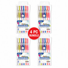 Pack of 4 6 Pastel Color Essence Gel Pen w/ Cushion Grip 6pc/pack