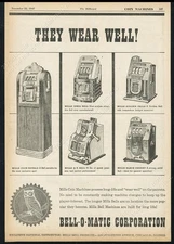 1947 Mills slot machine Club Royale QT Bell Jewel Black Cherry etc print ad