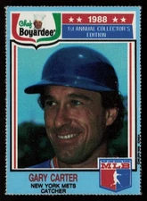 Gary Carter 1988 Chef Boyardee #10 HOF New York Mets Baseball Card