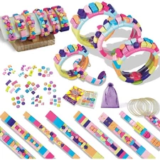 Friendship Bracelet Making Kit DIY Jewelry Beads Charms Craft Gift Girls 6-12