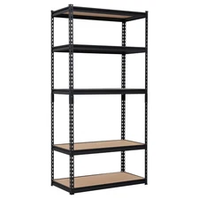 5-Tier Storage Shelving Unit ,Adjustable Storage Utility Rack Shelf, for Garage