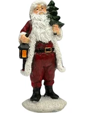 Miniature Santa Figurine – Christmas Decoration for Holiday Village Displays